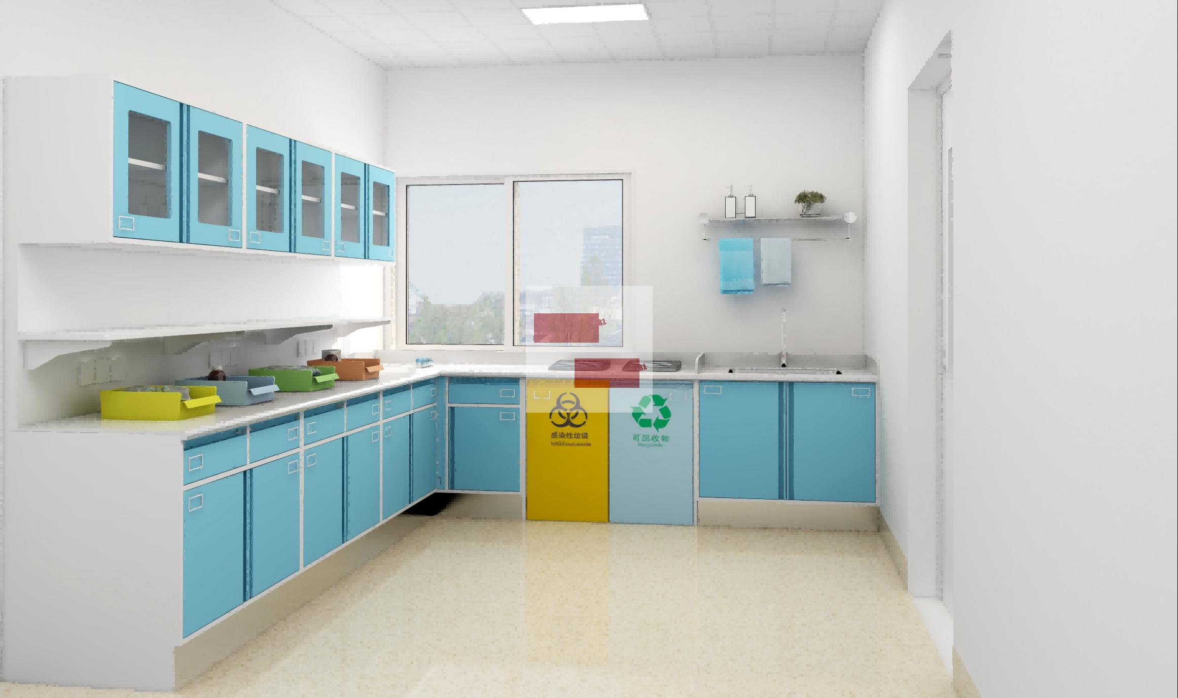 治疗柜3D渲染图